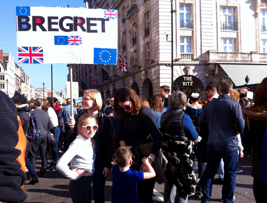 People's Vote march - Bregret