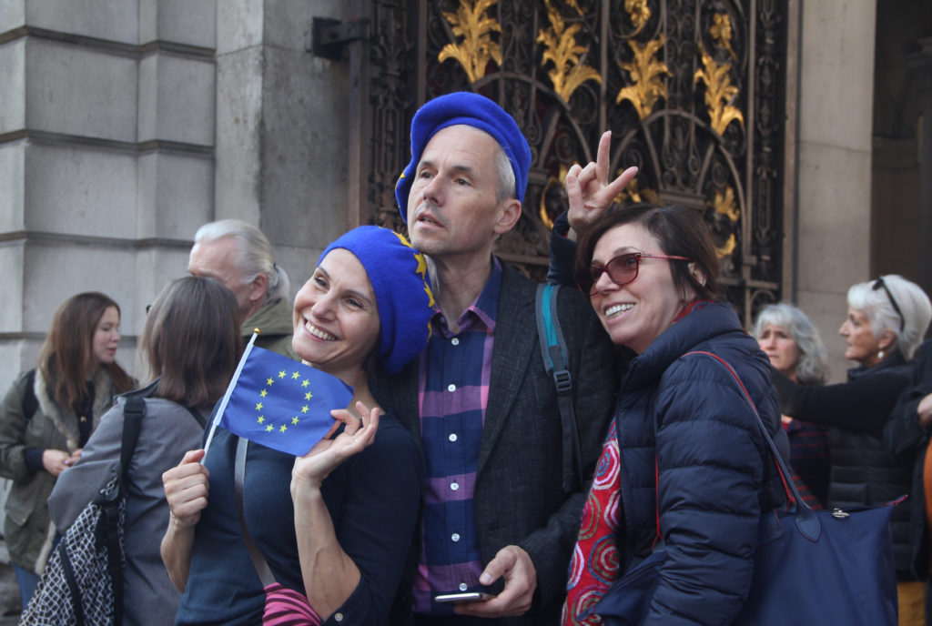 People's vote march in London.