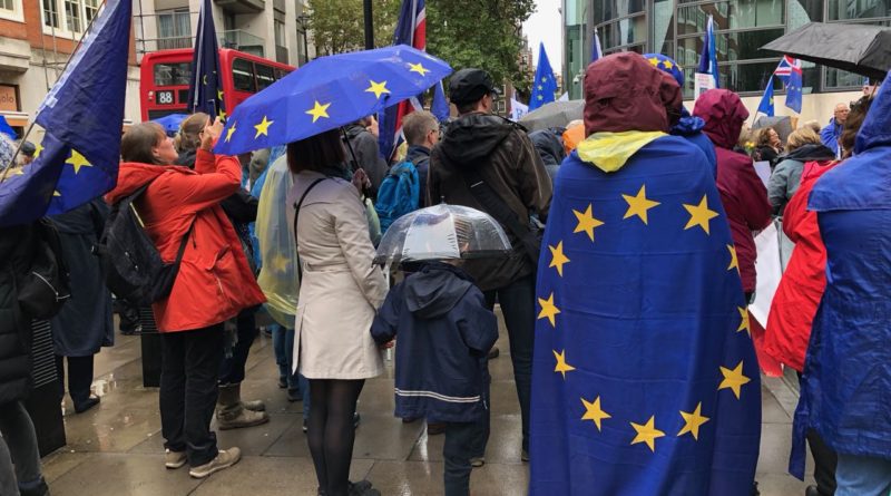 EU nationals protest in London