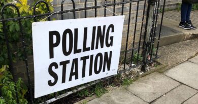 Polling station - voting in UK
